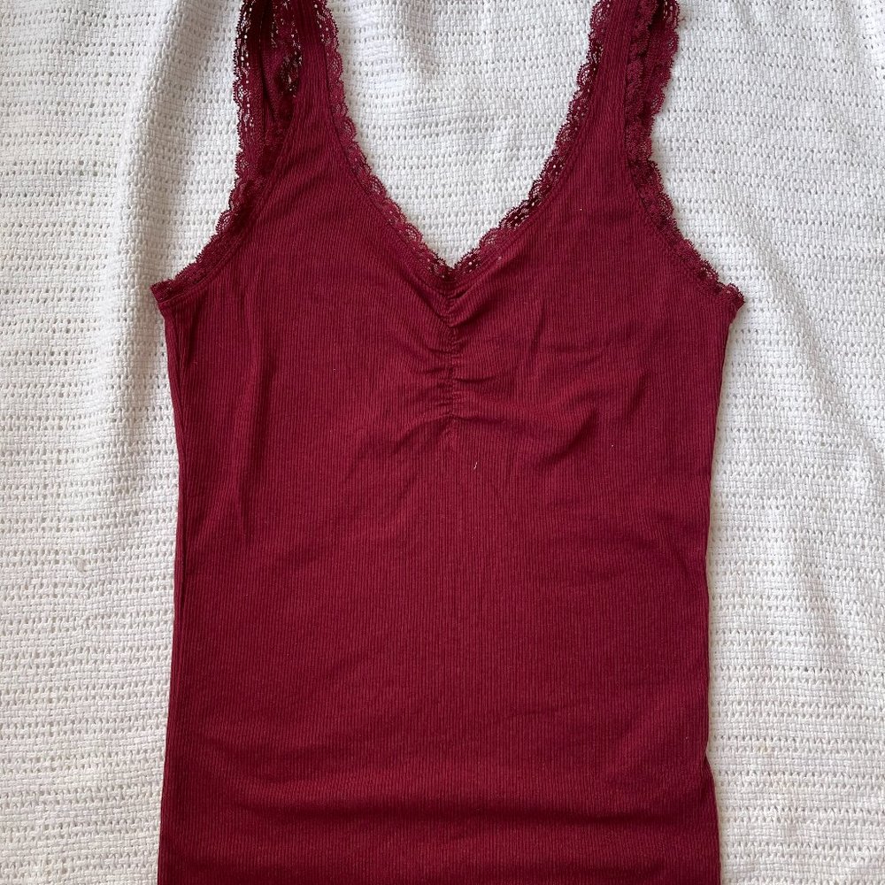 Lace Trim Tank